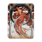 Alfons Mucha 1898 Dance Magneet (Verticaal)