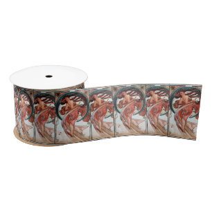 Alfons Mucha 1898 Dans Satijnen Lint