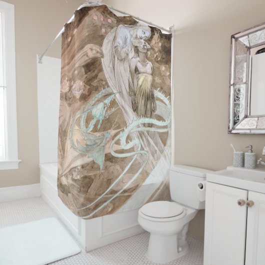 Alfons Mucha 1899 Le Pater Douchegordijn (In situ)