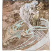 Alfons Mucha 1899 Le Pater Douchegordijn (Voorkant)