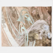 Alfons Mucha 1899 Le Pater Fleece Deken (Voorkant (Horizontaal))