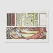 Alfons Mucha 1900 Oostenrijks paviljoen Tissuepapier (Voorkant)