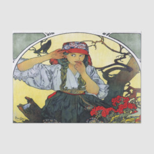 Alfons Mucha 1911 Moraviair Teachers' Choir Tissuepapier