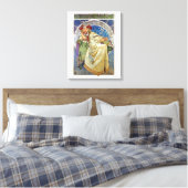 Alfons Mucha 1911 Princezna Hyacinta Canvas Afdruk (Insitu (Slaapkamer))