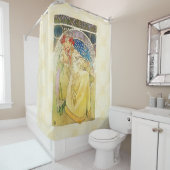 Alfons Mucha 1911 Princezna Hyacinta Douchegordijn (In situ)