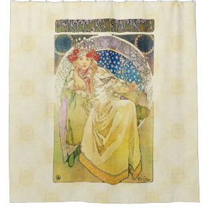 Alfons Mucha 1911 Princezna Hyacinta Douchegordijn