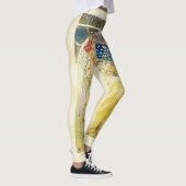 Alfons Mucha 1911 Princezna Hyacinta Leggings (Rechts)