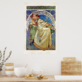 Alfons Mucha 1911 Princezna Hyacinta Poster (Keuken)
