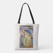 Alfons Mucha 1911 Princezna Hyacinta Tote Bag (Achterkant)