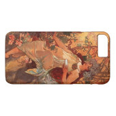 Alfons Mucha Art Nouveau Autumn Painting Case-Mate iPhone Case (Achterkant (Horizontaal))