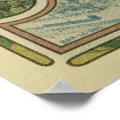 Alfons Mucha art nouveau beer ad Poster (Hoek)