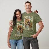 Alfons Mucha art nouveau beer ad T-shirt (Unisex)