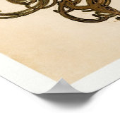 Alfons Mucha - Art Nouveau Poster (Hoek)