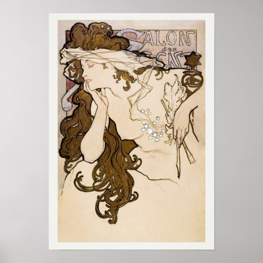 Alfons Mucha - Art Nouveau Poster (Voorkant)