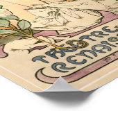 Alfons Mucha - Art Nouveau Poster (Hoek)