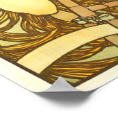 Alfons Mucha - Art Nouveau Poster (Hoek)