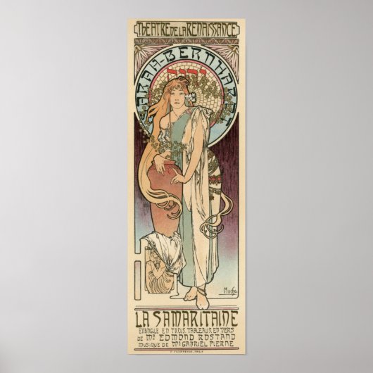 Alfons Mucha - Art Nouveau Poster (Voorkant)