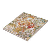 Alfons Mucha Art Tegeltje (Zijkant)