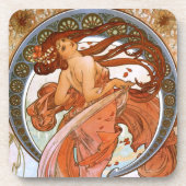 Alfons Mucha: Dance Bier Onderzetter (Voorkant)