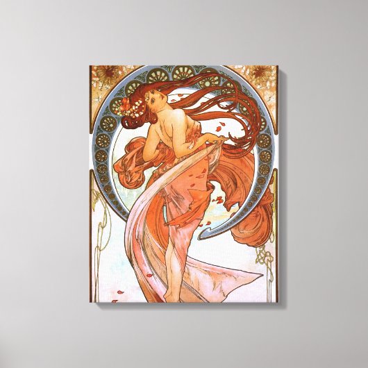 Alfons Mucha: Dance Canvas Afdruk (Voorkant)