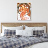 Alfons Mucha: Dance Canvas Afdruk (Insitu (Slaapkamer))