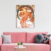Alfons Mucha: Dance Canvas Afdruk (Insitu (Woonkamer))