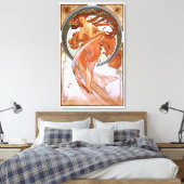 Alfons Mucha: Dance Canvas Afdruk (Insitu (Slaapkamer))