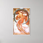 Alfons Mucha: Dance Canvas Afdruk (Voorkant)
