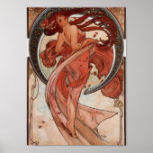Alfons Mucha Dance Poster (Voorkant)