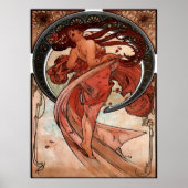 Alfons Mucha Dance Poster (Voorkant)