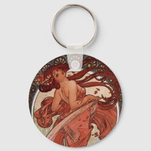 Alfons Mucha Dance Sleutelhanger