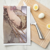 Alfons Mucha: Dance Theedoek (Quarter Fold)