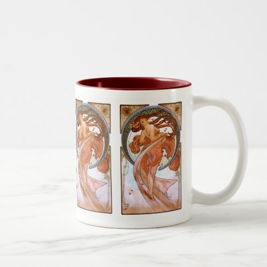Alfons Mucha: Dance Tweekleurige Koffiemok (Rechts)