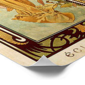 Alfons Mucha - Éclat du Jour Poster (Hoek)