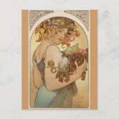 Alfons Mucha - Fruit Briefkaart (Voorkant)