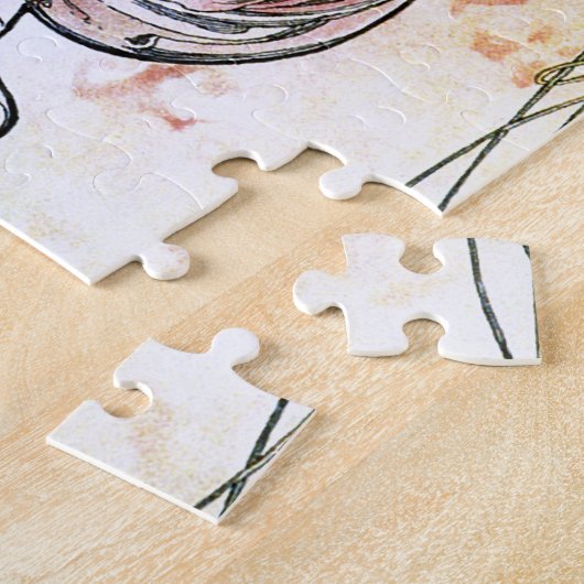 Alfons Mucha: Gebruik van verf Legpuzzel (Zijkant)