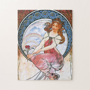 Alfons Mucha: Gebruik van verf Legpuzzel