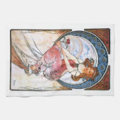 Alfons Mucha: Gebruik van verf Theedoek (Horizontaal)