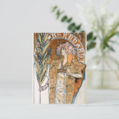 Alfons Mucha Gismonda Briefkaart (Staand voorkant)