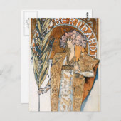 Alfons Mucha Gismonda Briefkaart (Voorkant / Achterkant)