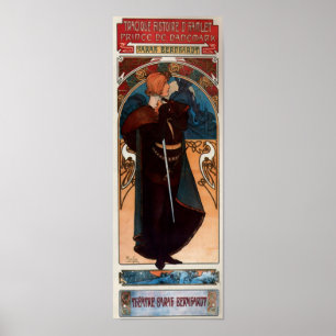 Alfons Mucha Hamlet Poster