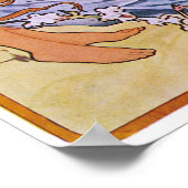 Alfons Mucha ~ Het Poster van vier seizoenen (Hoek)