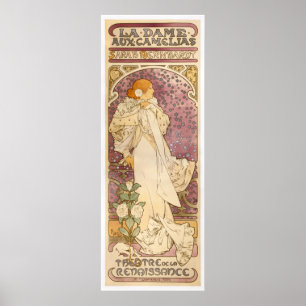 Alfons Mucha La Dame aux Camlias Sarah Bernhardt Poster