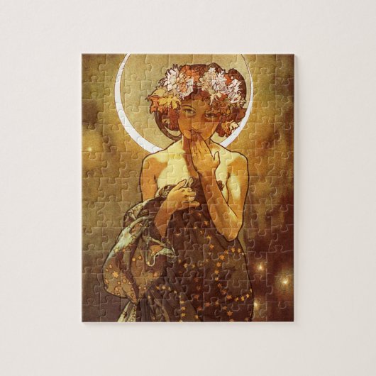 Alfons Mucha: Luna Legpuzzel (Verticaal)