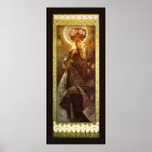 Alfons Mucha: Luna Poster (Voorkant)