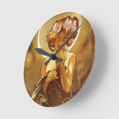 Alfons Mucha: Luna Ronde Klok (Hoek)