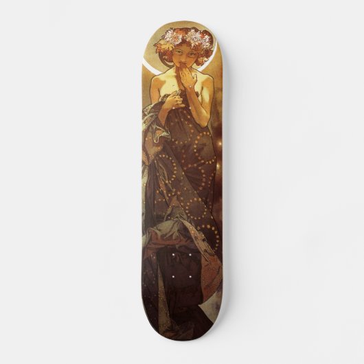 Alfons Mucha: Luna Skateboard (Voorkant)
