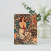 Alfons Mucha Monaco Monte Carlo Briefkaart (Staand voorkant)