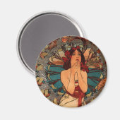 Alfons Mucha Monaco Monte Carlo Magneet (Voorkant / Achterkant)