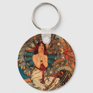 Alfons Mucha Monaco Monte Carlo Sleutelhanger